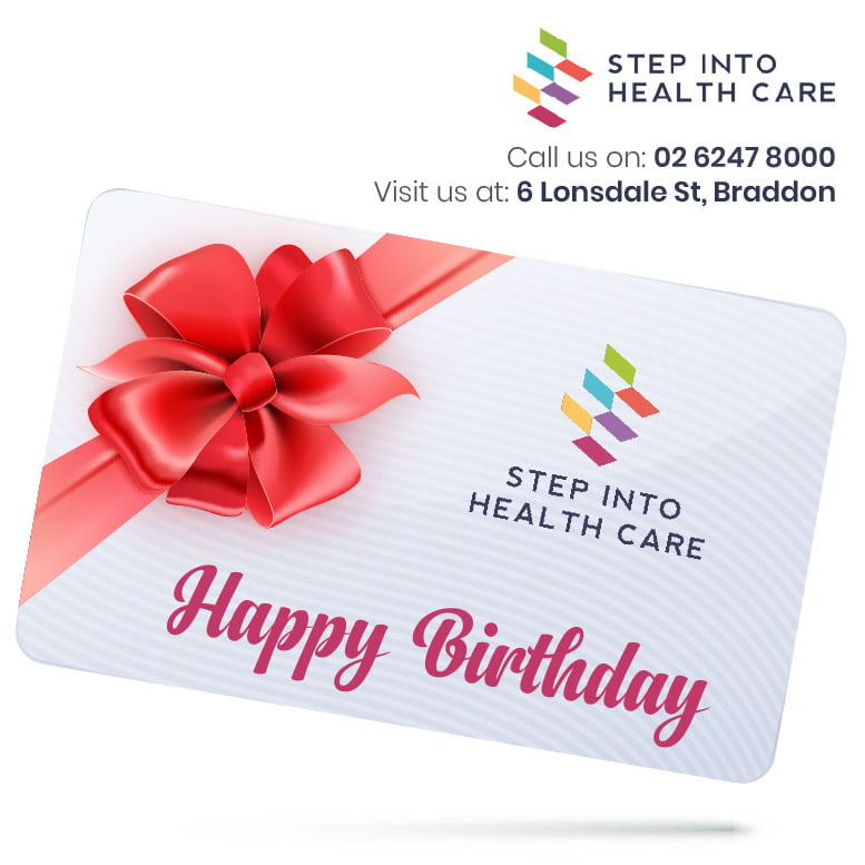 Step Into Health Care - Happy Birthday Gift Card